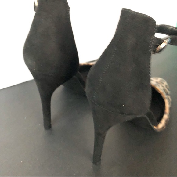 NWT Apt 9 Animal print ankle strap heels - Picture 4 of 5